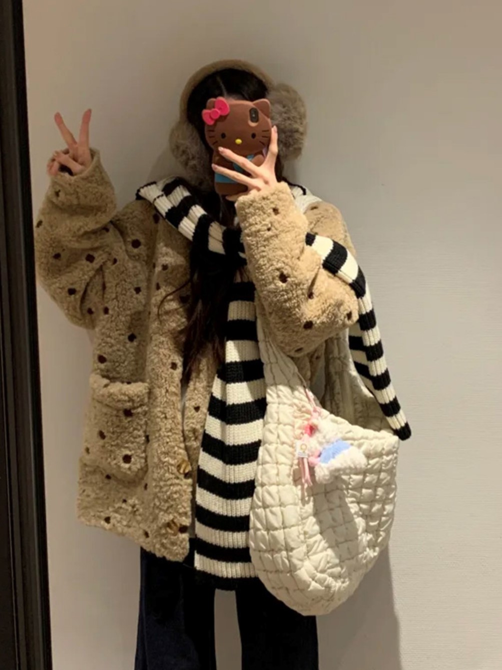 Sewing Front Zipper - Faux Fur Cropped Jackets Coats Womens