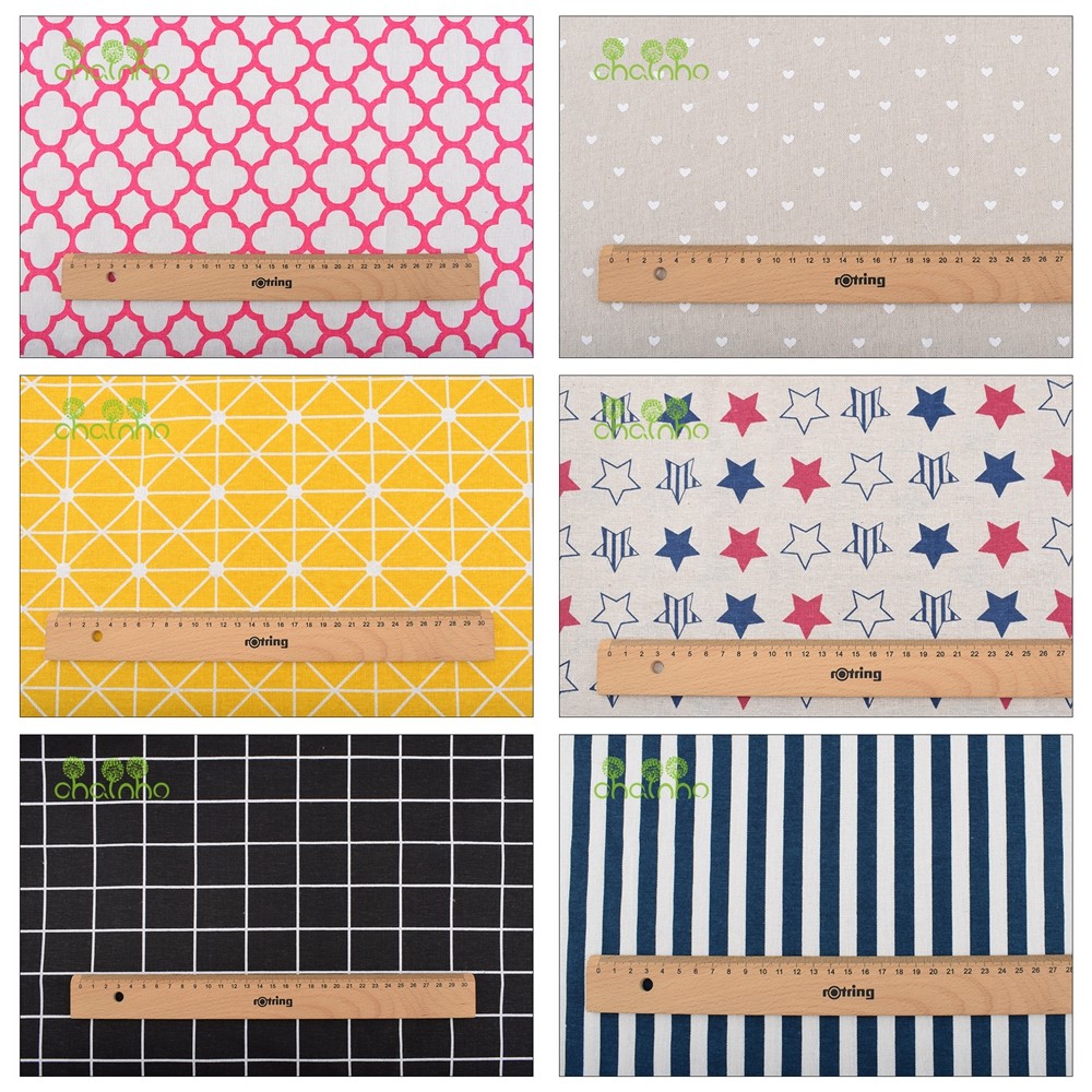 Chainho,Printed Cotton Linen F - Sewing Geotextile Fabric review and price