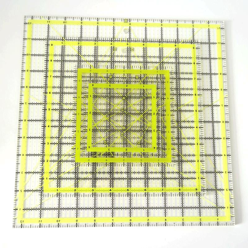4Pcs Square Acrylic Quilting R - Quilting Ruler Square review and price