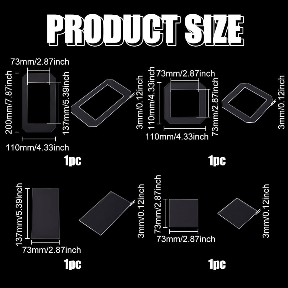 2 Sets Quilting Template Clear - Quilting Ruler Square review and price