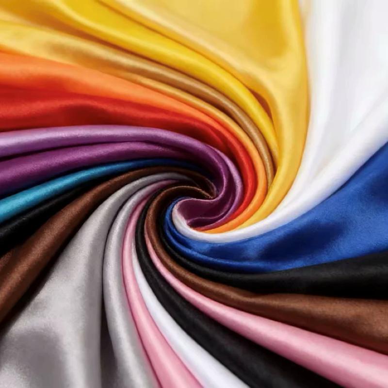 Multi-Color Soft Satin Fabric  - Textile And Sewing Materials review and price