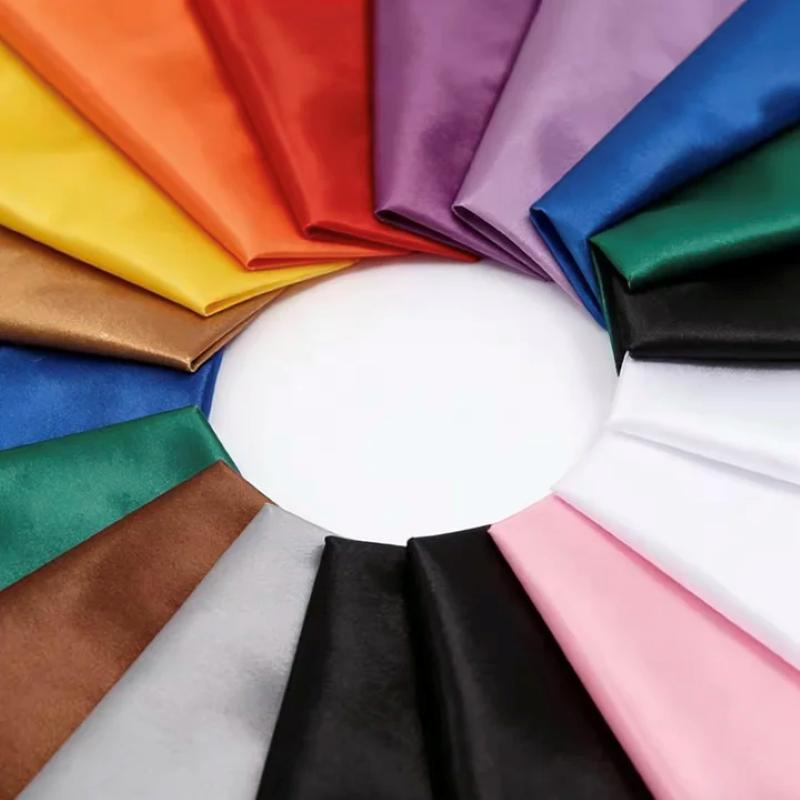 Multi-Color Soft Satin Fabric  - Textile And Sewing Materials review and price