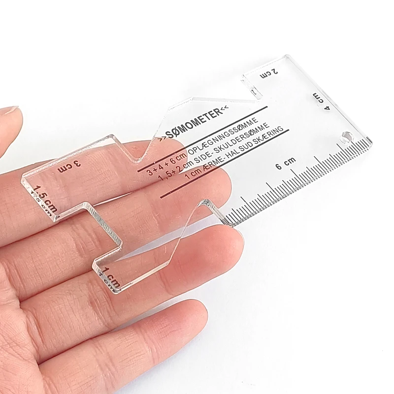 2/1pcs Precision Seam Measurin - Seam Gauge Metal review and price