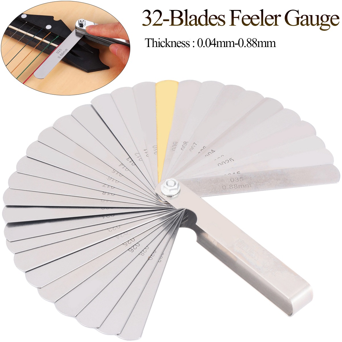 32pcs/set Guitar String Height - Seam Gauge Metal review and price