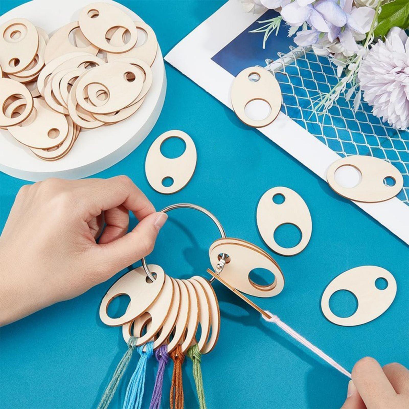 Wooden Thread Drops Portable W - Embroidery Floss Thread review and price