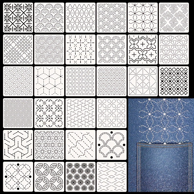 30Pcs Embroidery Templates DIY - Sewing Expert review and price