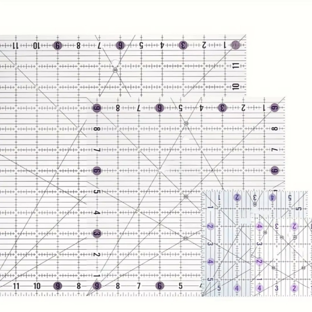 4pcs Square Acrylic Quilting R - Quilting Ruler Square review and price