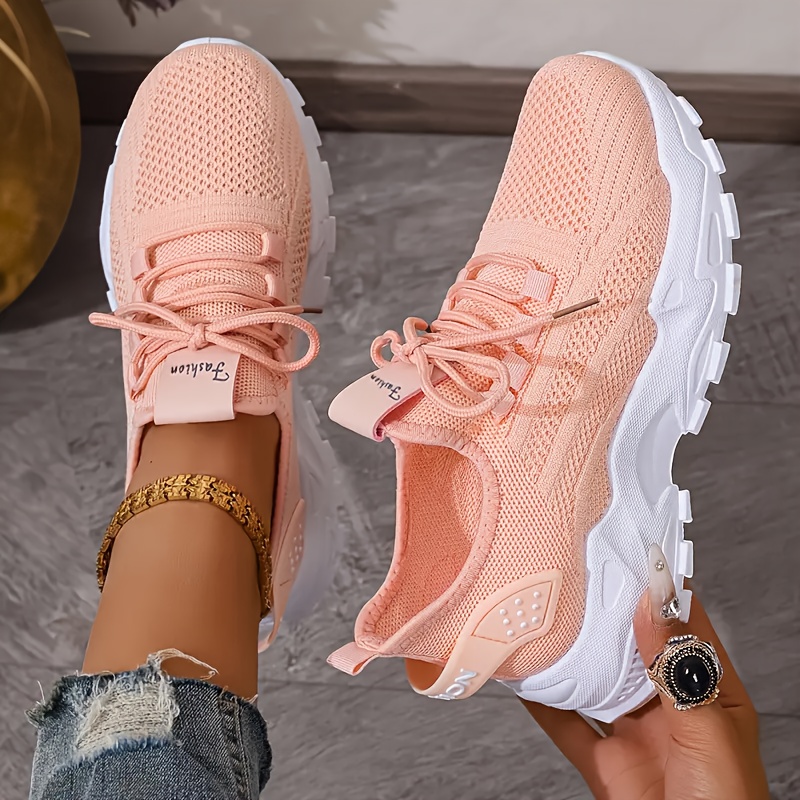 Breathable Knit Sneakers Fashi - Sewing Garment review and price