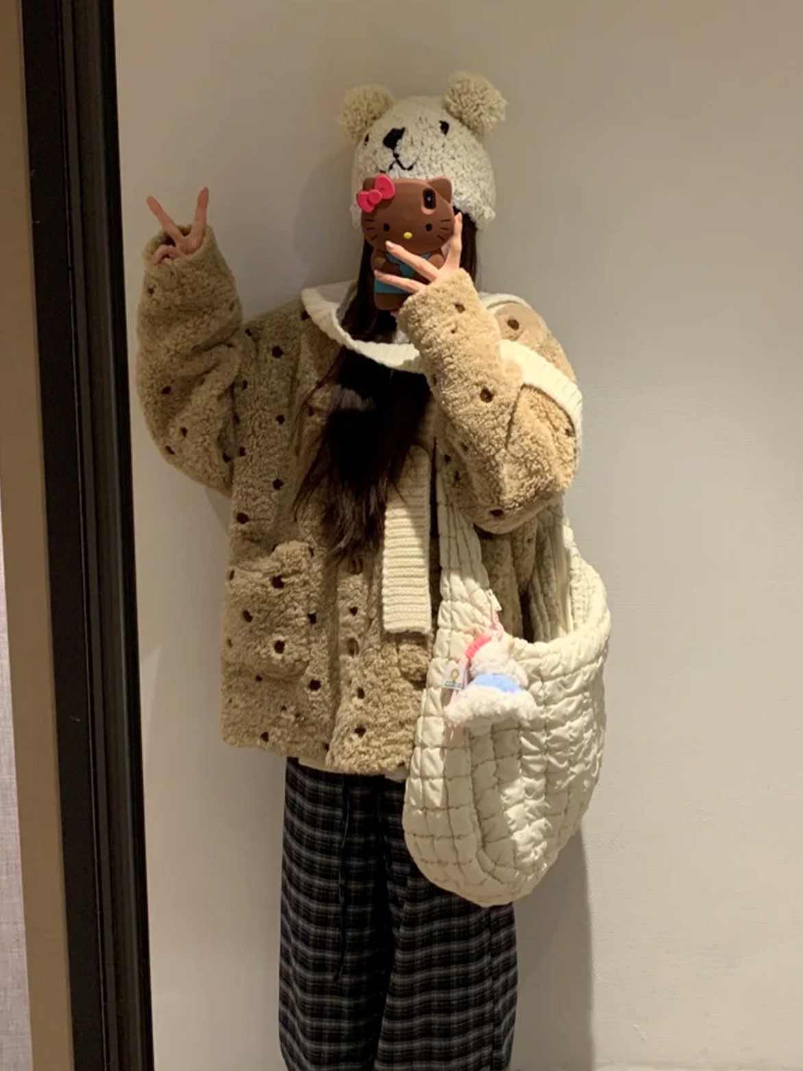 Faux Fur Cropped Jackets Coats - Sewing Front Zipper review and price