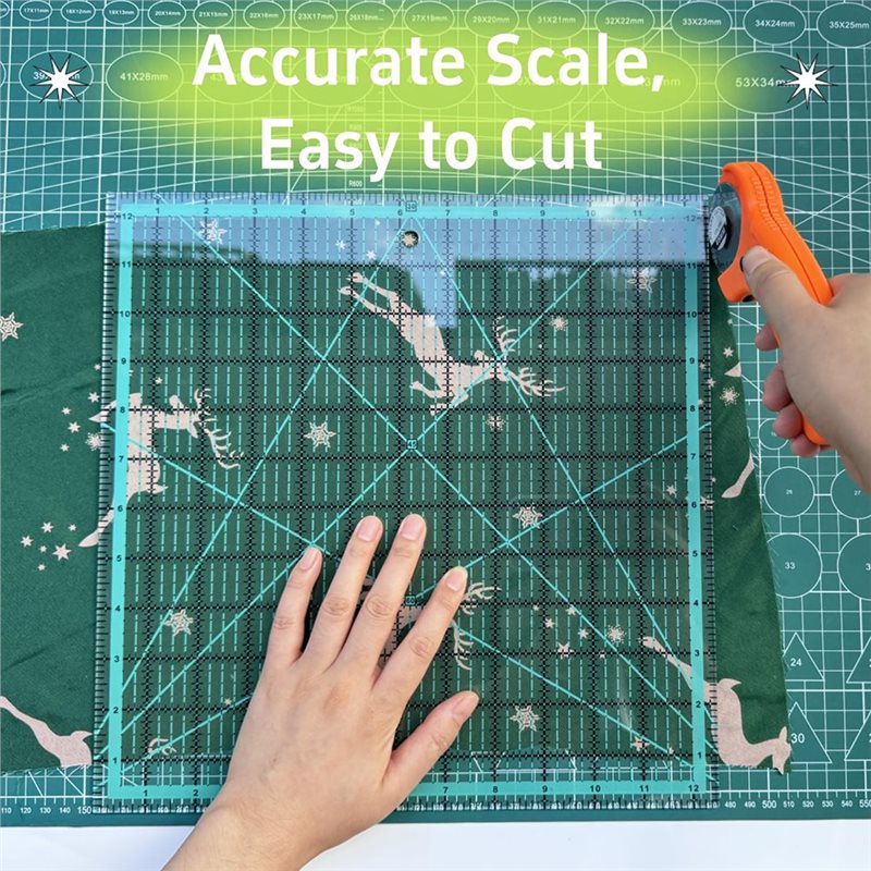 A25F-Blue 7-Piece Collar Ruler - Quilting Ruler Square review and price