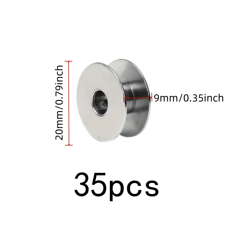 35 pcs Aluminum Sewing Bobbins - Sewing Thread Production review and price