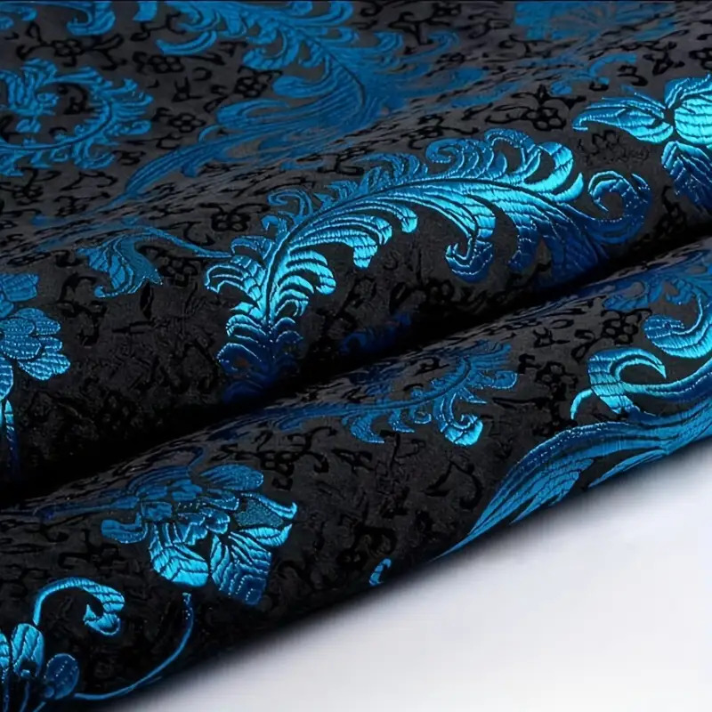 3D Blue Phoenix Tail Brocade F - Sewing Garment review and price
