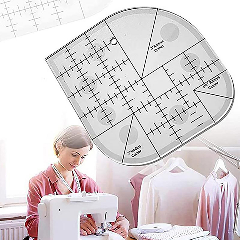 Curved Corner Cutter Quilt Rul - Quilting Ruler Square review and price
