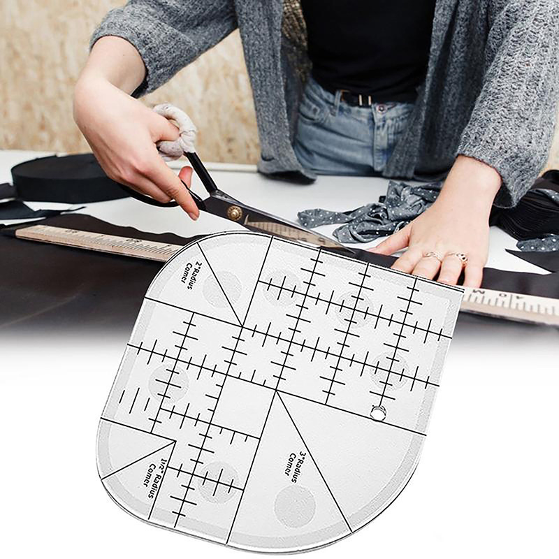 Curved Corner Cutter Quilt Rul - Quilting Ruler Square review and price