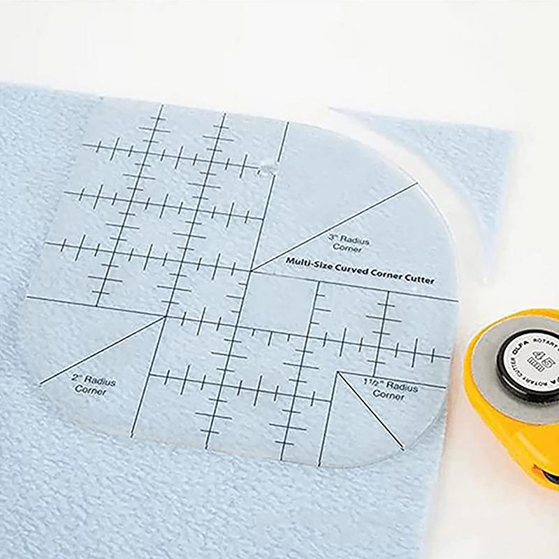 Curved Corner Cutter Quilt Rul - Quilting Ruler Square review and price