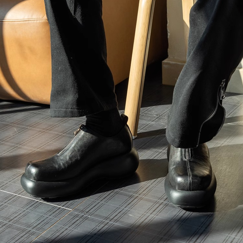 Derby Shoes for Men's Height I - Sewing Front Zipper review and price