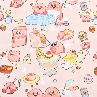 Cartoon Kirby 100 Cotton Fabri - Textile And Sewing Materials review and price